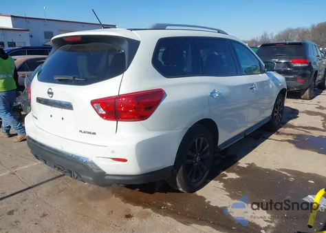 2017 Nissan Pathfinder Sl z USA, uszkodzony, nr VIN 5N1DR2MM4HC635809